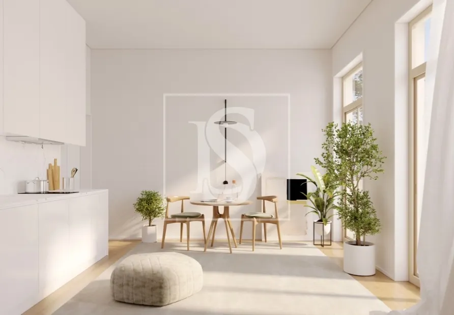 Apartamento T0 Novo c/ Terraço, junto ao mar em Leça da Palmeira