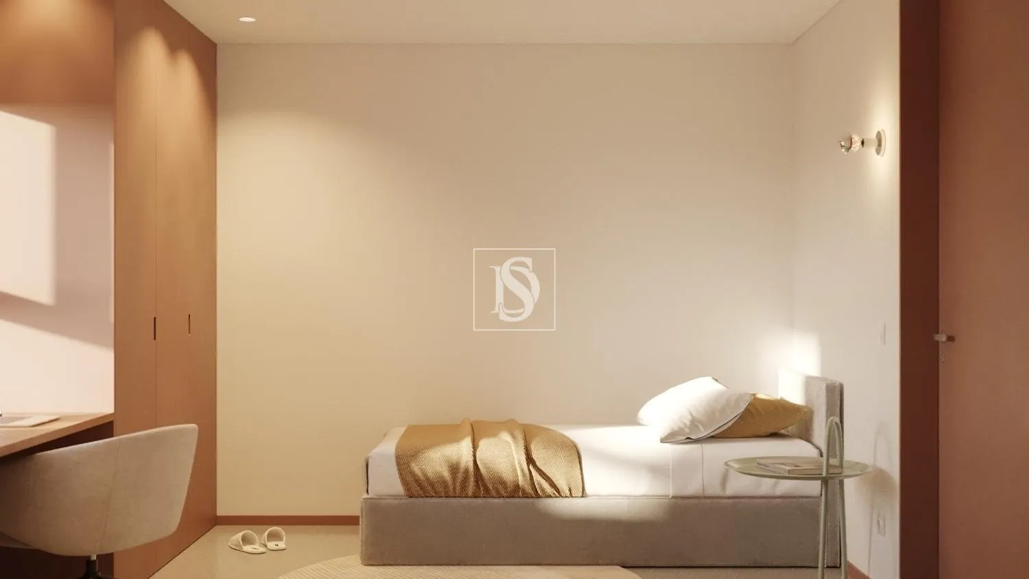 Apartamento T1, Novo, junto ao IPCA, em Barcelos
