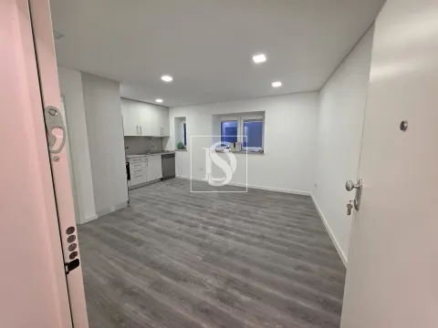 Apartamento T1 renovado, no Botulho