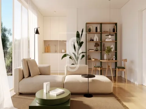 Apartamento T0 Novo c/ Terraço, junto ao mar em Leça da Palmeira