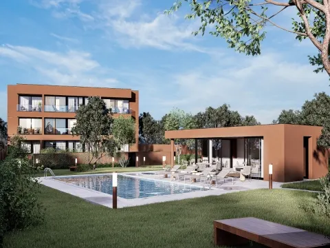 Apartamento T2 no TERRAE com piscina, garagem e varanda – Espinho