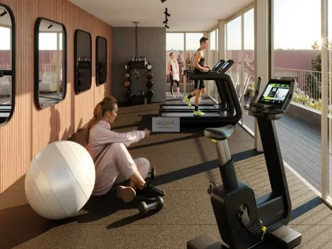 Apartamentos T2 a 500mts da praia de Matosinhos com ginásio e jardim