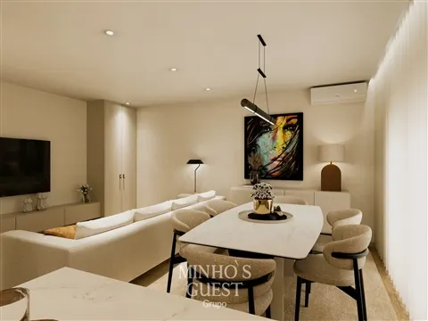 Apartamento T3 (112m2) c/ AC e lugar de garagem - Av. Liberdade, Braga