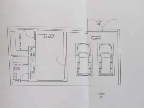 Terrain avec projet architectural approuvé