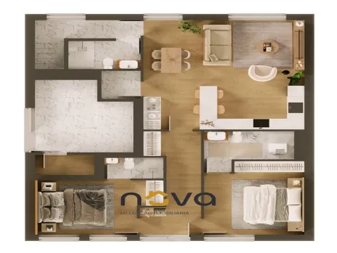 Wohnung 2 Schlafzimmer