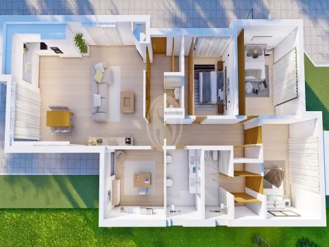 Wohnbezirk 3+1/2 Schlafzimmer