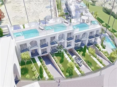 Terrain pour la construction de villas dans une copropriété de luxe