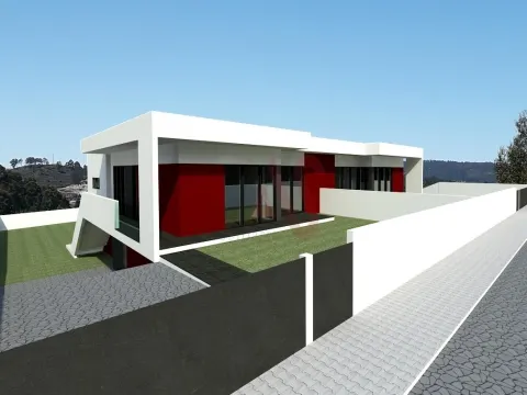 Moradia T3 Térrea Geminada em construção - Golães, Fafe