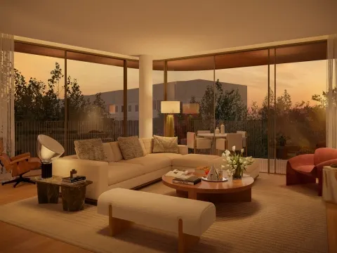 Appartamento con 3 camere da letto, sviluppo FOLIAGE, edificio BROWN, a Foz do Porto, Porto