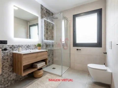 Apartamento T1 NOVO com TERRAÇO, 1 quarto, roupeiro embutido, Infias, Vizela