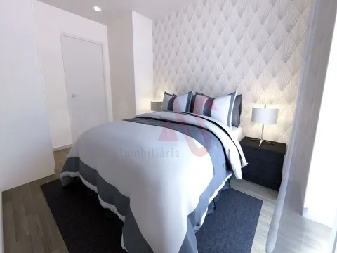 Nuevo apartamento de 2 habitaciones con terraza en el centro de Vizela