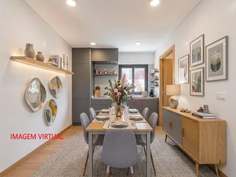 NEU 1-Zimmer-Wohnung mit TERRASSE, 1 Schlafzimmer, Einbauschrank, Infias, Vizela