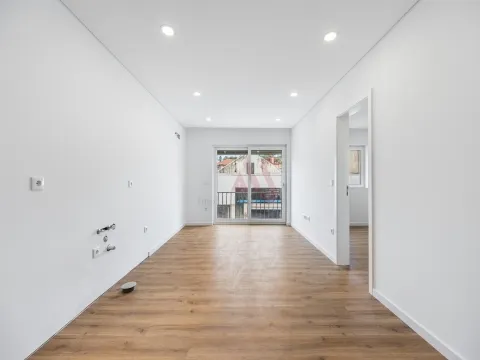 1+1-Zimmer-Wohnung mit Balkon im Zentrum von Vizela