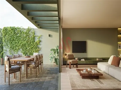 Moradia V3+1 com Jardim Privativo, Piscina e Garagem em Vale Pisão Nature & Golf Resort