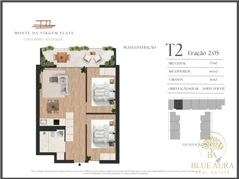 Apartamiento 2 habitaciones