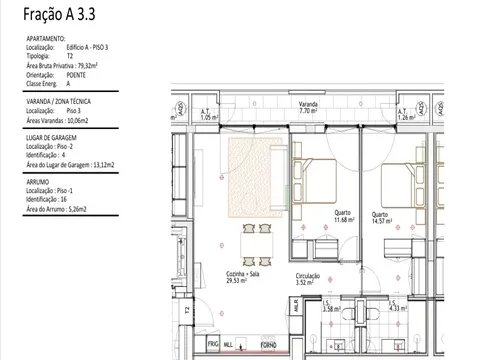 Apartamento T2 novo a 300 metros da estação de metro NASONI