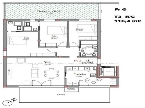 Apartamento T3 - Santa Clara - Coimbra/Venda