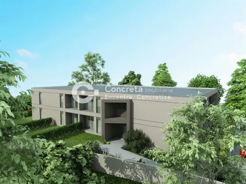 Apartamento T1 novo com logradouro em Manhente, Barcelos