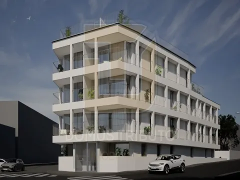 Apartamento T2 em construção, com Box junto ao Colégio Efanor, Matosinhos