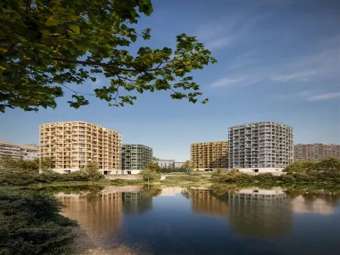 Apartamento T1 Smart com varanda, estacionamento, em construção, Arca D´água, Paranhos