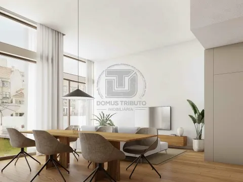 T1+2 Duplex em construção | Rua da Alegria – Porto | Jardim 29 m²