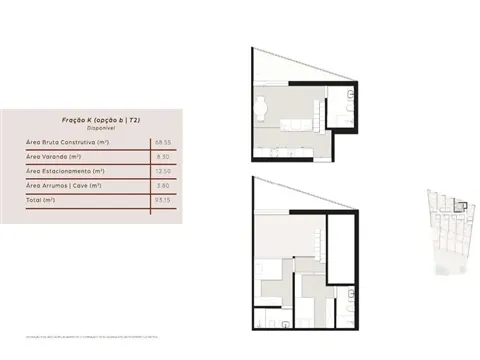 Apartement 2 kamerwoning