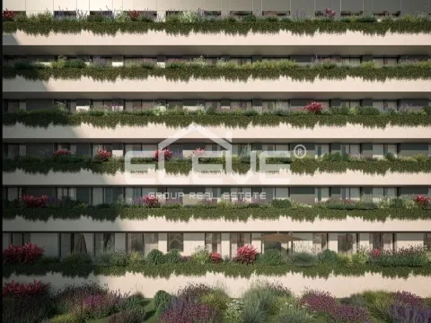 Apartamento T1 LUXO com excelente terraço Centro Matosinhos