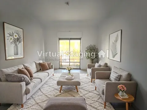 Appartement lumineux de trois chambres avec balcons et débarras au cœur de Carnaxide