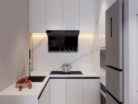 Apartamento de un dormitorio con balcón y garaje en Antas, Oporto