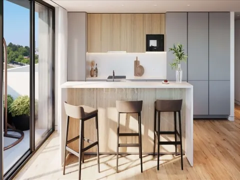 Two Bedroom Duplex with Sea View in Leça da Palmeira