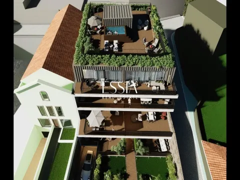 Apartamento de 3 dormitorios con terraza en Leça da Palmeira