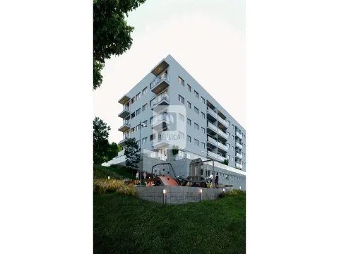 Apartamento de 1 dormitorio con balcón en Canidelo, en Arrábida Green Avenue