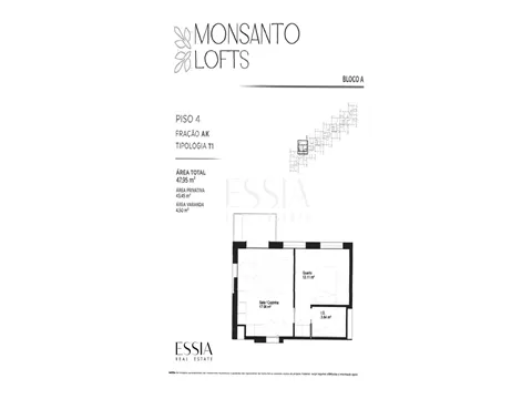 Apartamento T1 com Varanda em Paranhos, Porto