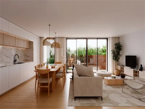 Apartamento T2 com Terraço e Jardim no Boss Gardens, Porto