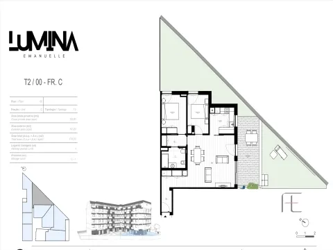 Apartamiento 2 habitaciones