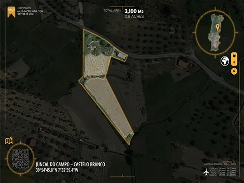 Quinta da Ribeira: Terreno Plano com Construção - Juncal do Campo