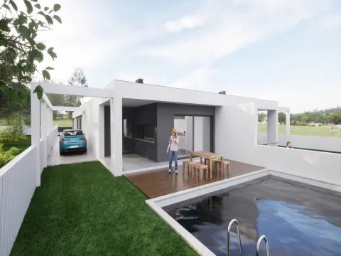 Moradia V4 Térrea c/ Piscina - Qtª das Laranjeiras - Fernão Ferro