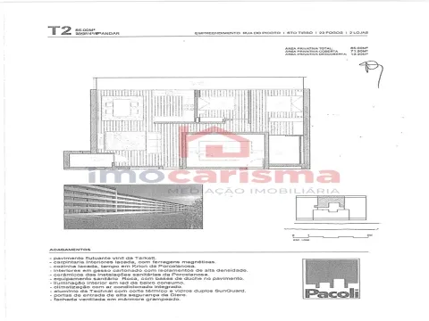 Apartamento T2 Novo em Fase Final de Construção em Santo Tirso
