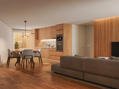 Apartamento T1+1  em construção no Porto