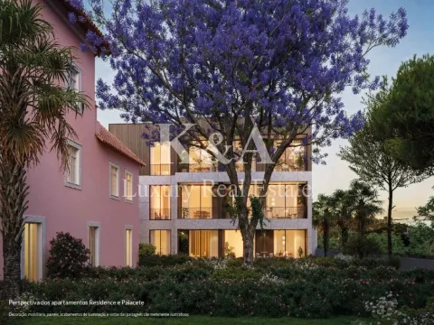 Apartamento T2 com jardim e vista Rio.