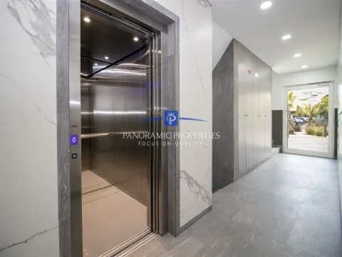 A luxury and modern styled two bedroom apartment.