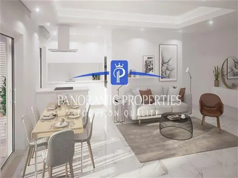 Luxury and modern styled four bedroom apartment under construction.