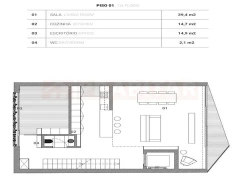 Maison jumelée 4 Chambre(s)