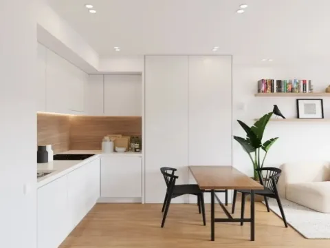 Apartamento T2 com varanda e lugar de garagem, junto ao Polo Universitário