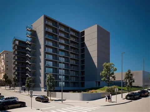 Apartamento T1 com varanda com 11 m2 e 1 lugar de garagem, Monte da Virgem