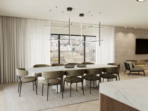 Lussuoso appartamento all´ultimo piano con 4 camere da letto e piscina