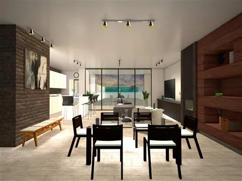 4 bedroom, 2 parking places & 2 store rooms