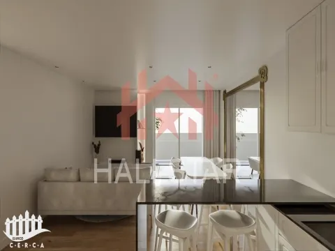 1 Bedroom + 0 Bedrooms Apartment / Balcony with BBQ / Boa Vista