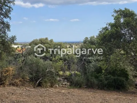 Rustic plot with sea views in Boliqueime