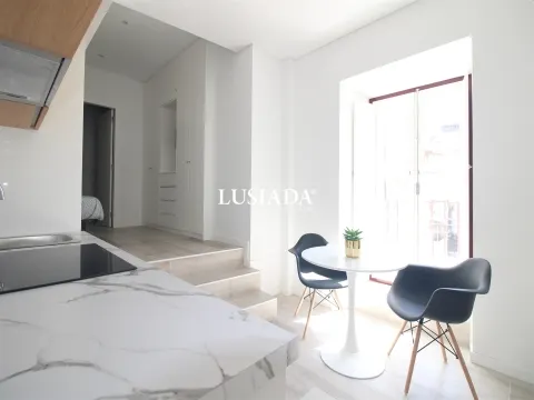 Apartamento T0 na zona da Baixa